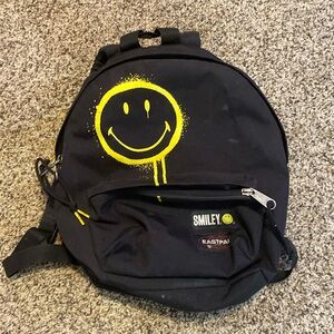 Eastpak Smiley Orbit Black Mini Backpack